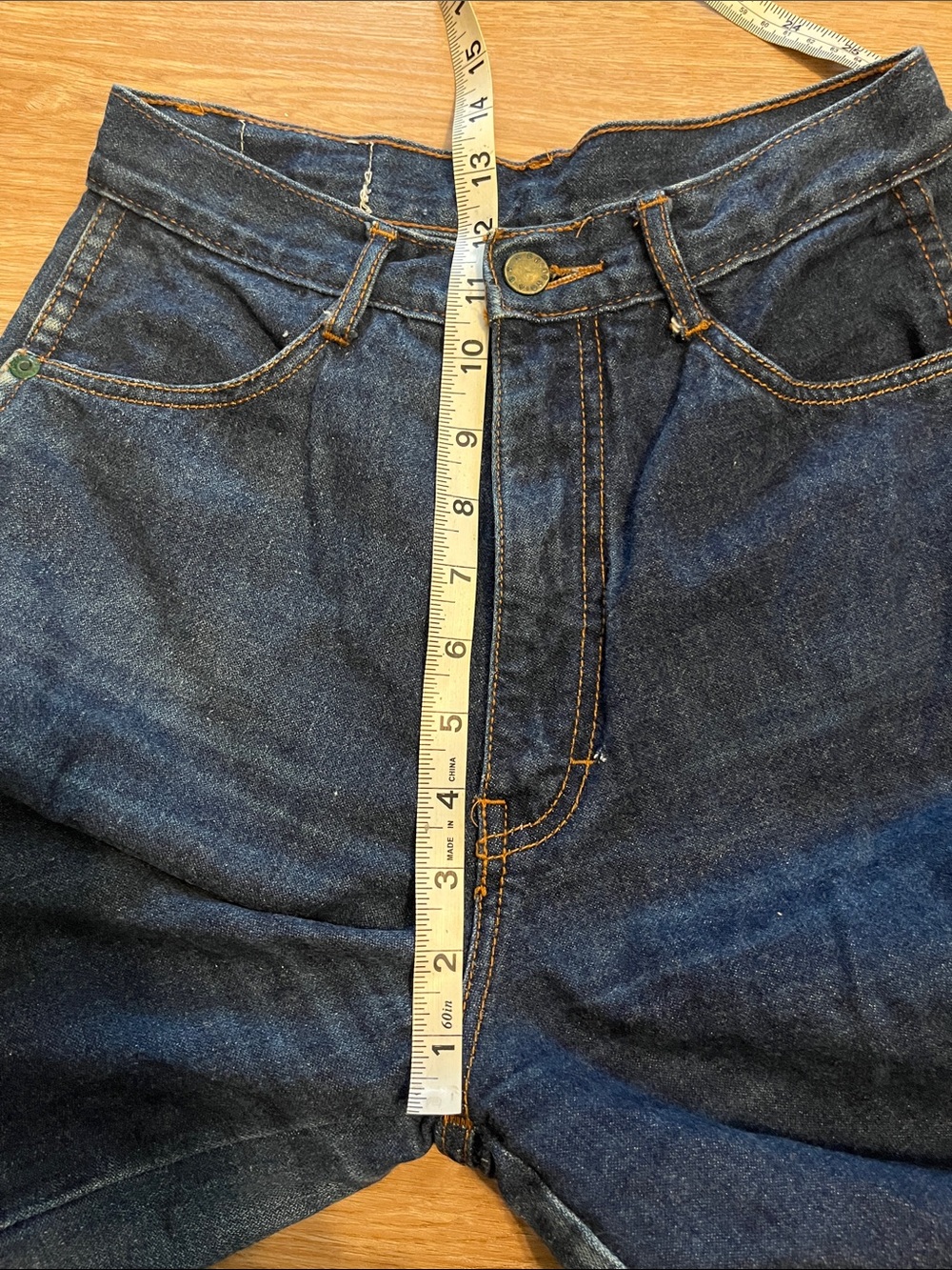 Vintage 70s Brittania high waist wide leg jeans - Picture 11 of 15
